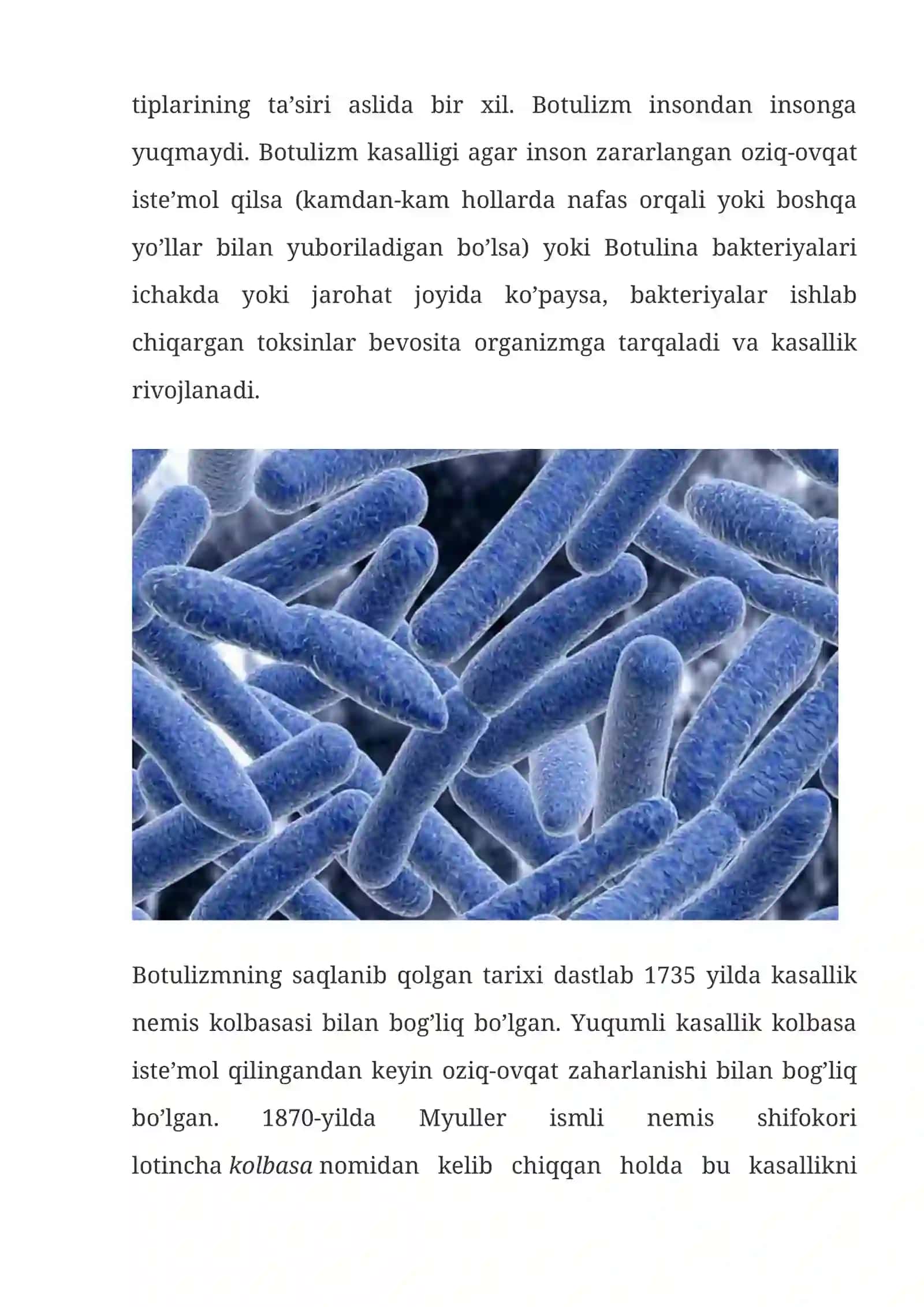 ICHAK INFEKSIYALARI. ICHTERLAMA. PARATIF A VA V KASALLIKLARI. SALMONELLYOZ. BOTULIZM. OVQAT TOKSIKOINFEKSIYALARI 4