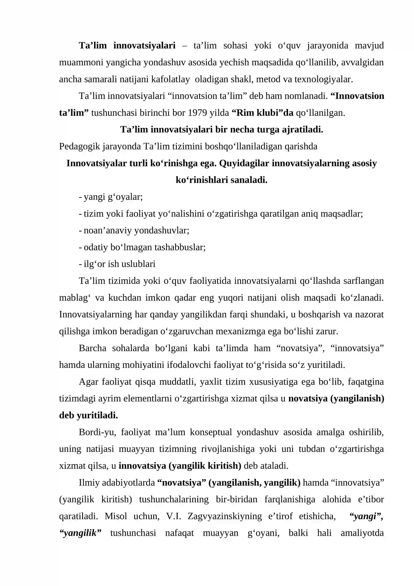 Tarbiyachining innovatsion faoliyati 4