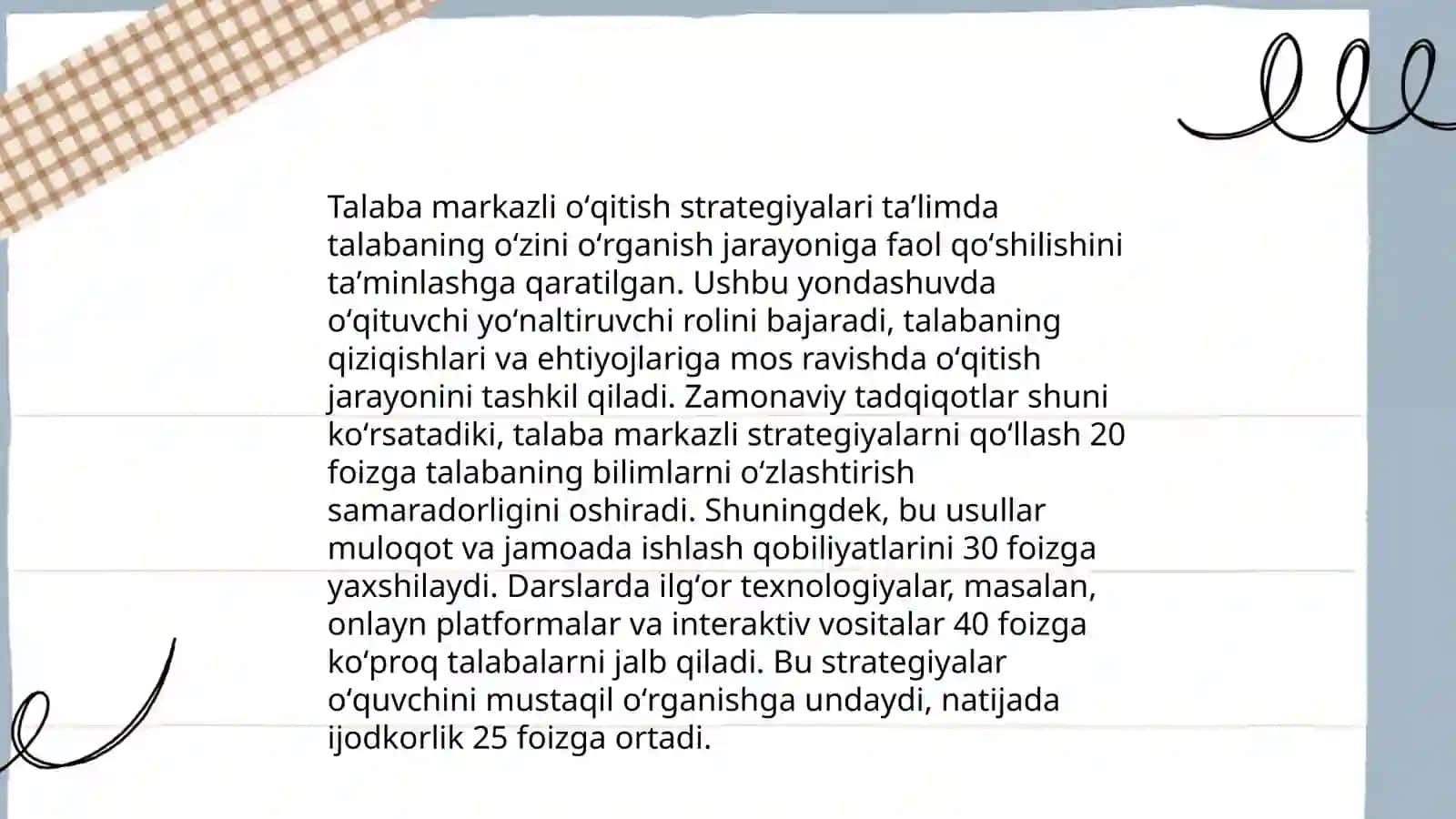 Shaxsga yo‘naltirilgan ta'lim texnologiyalari 4