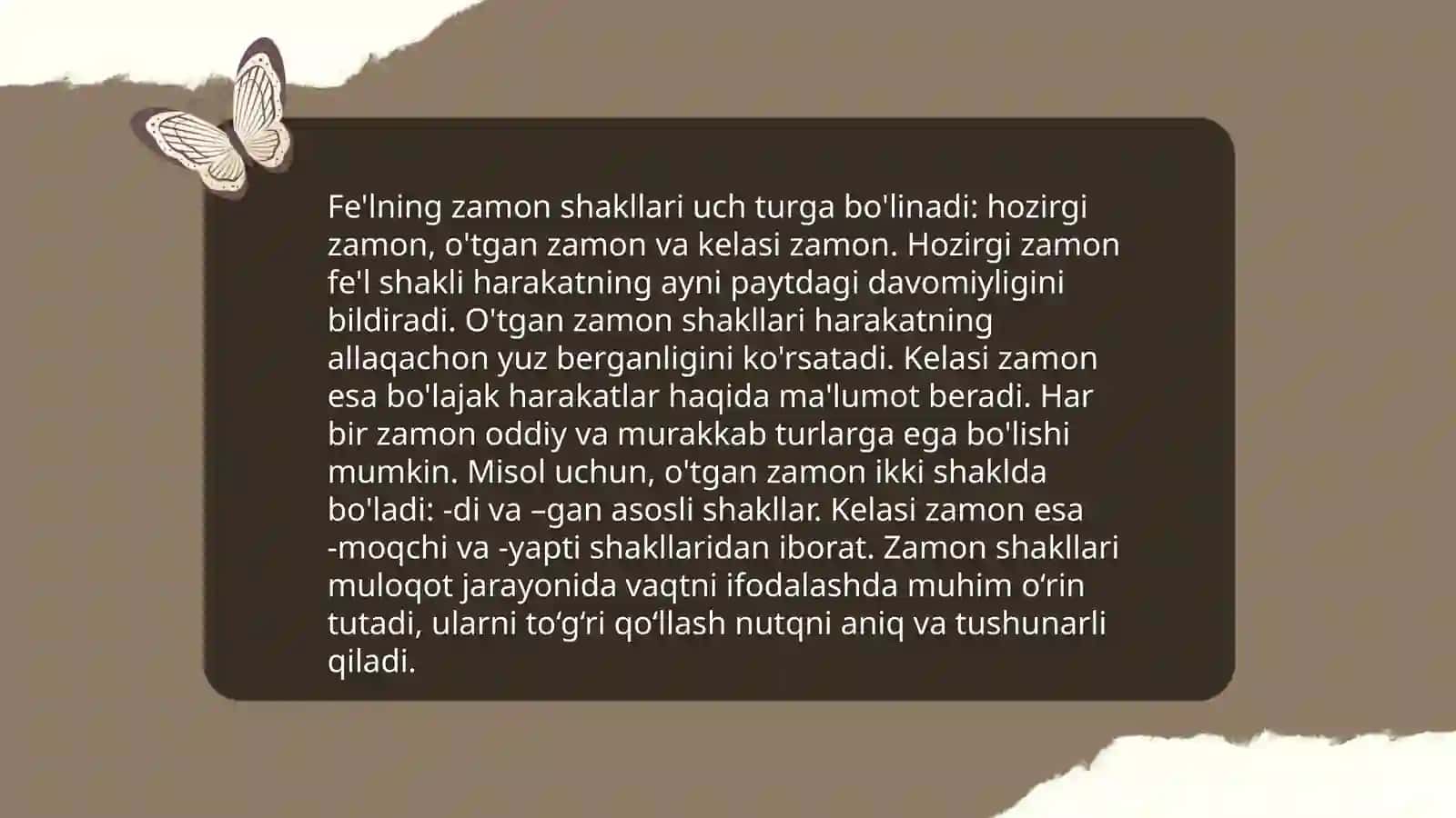 Oʻzbek tilida grammatik shakllar 4