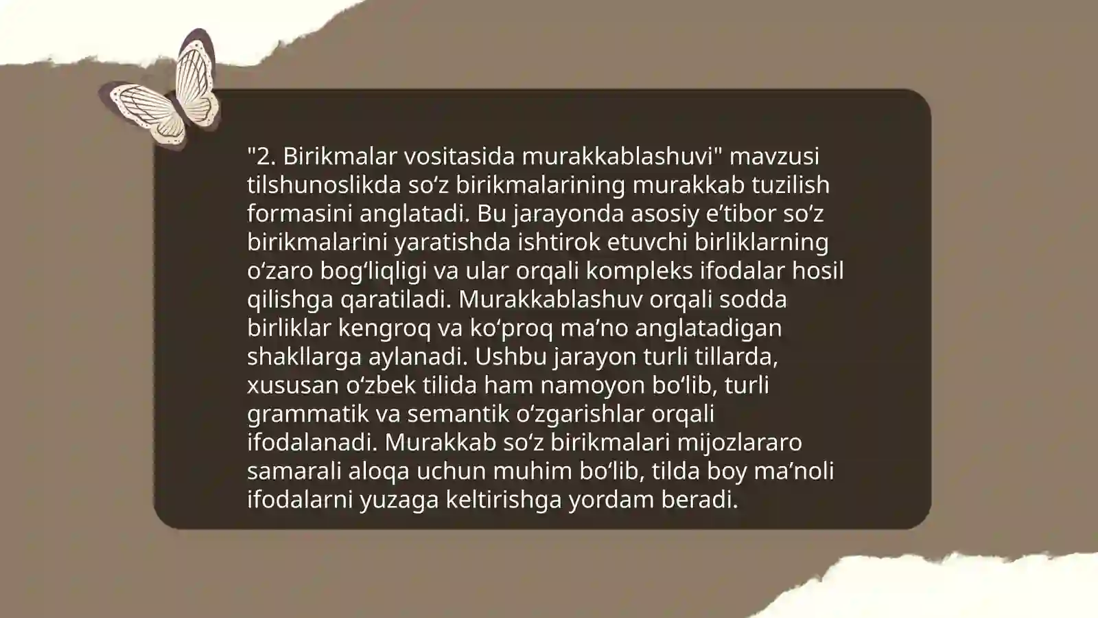 Sodda gapning murakkablashuvi 4