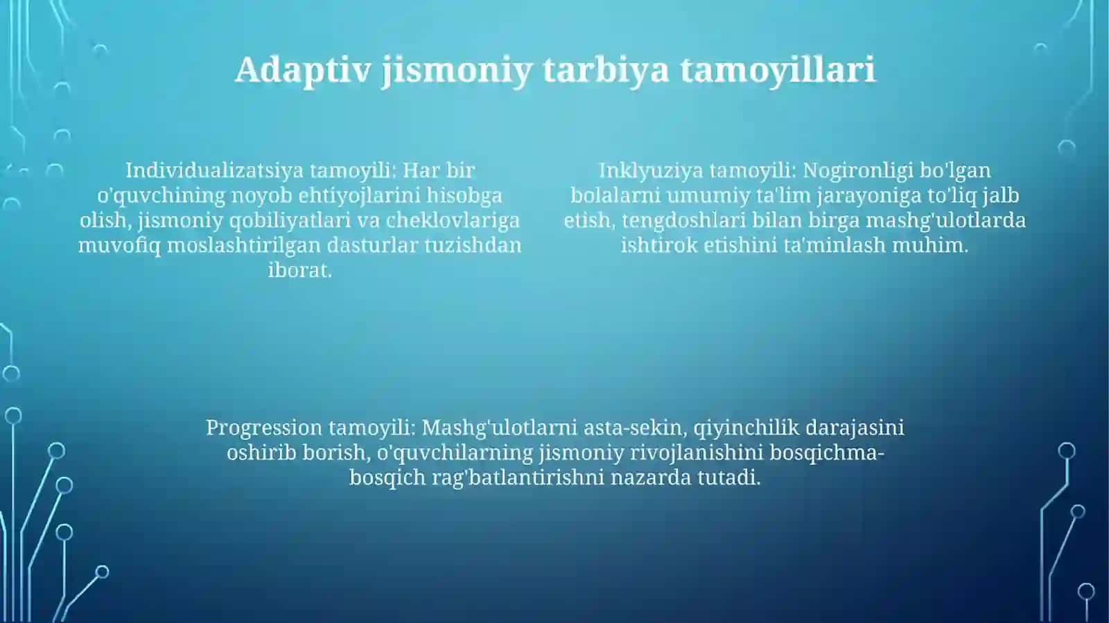 Adaptiv jismoniy tarbiyaning tamoyilari va funksiyalari 4