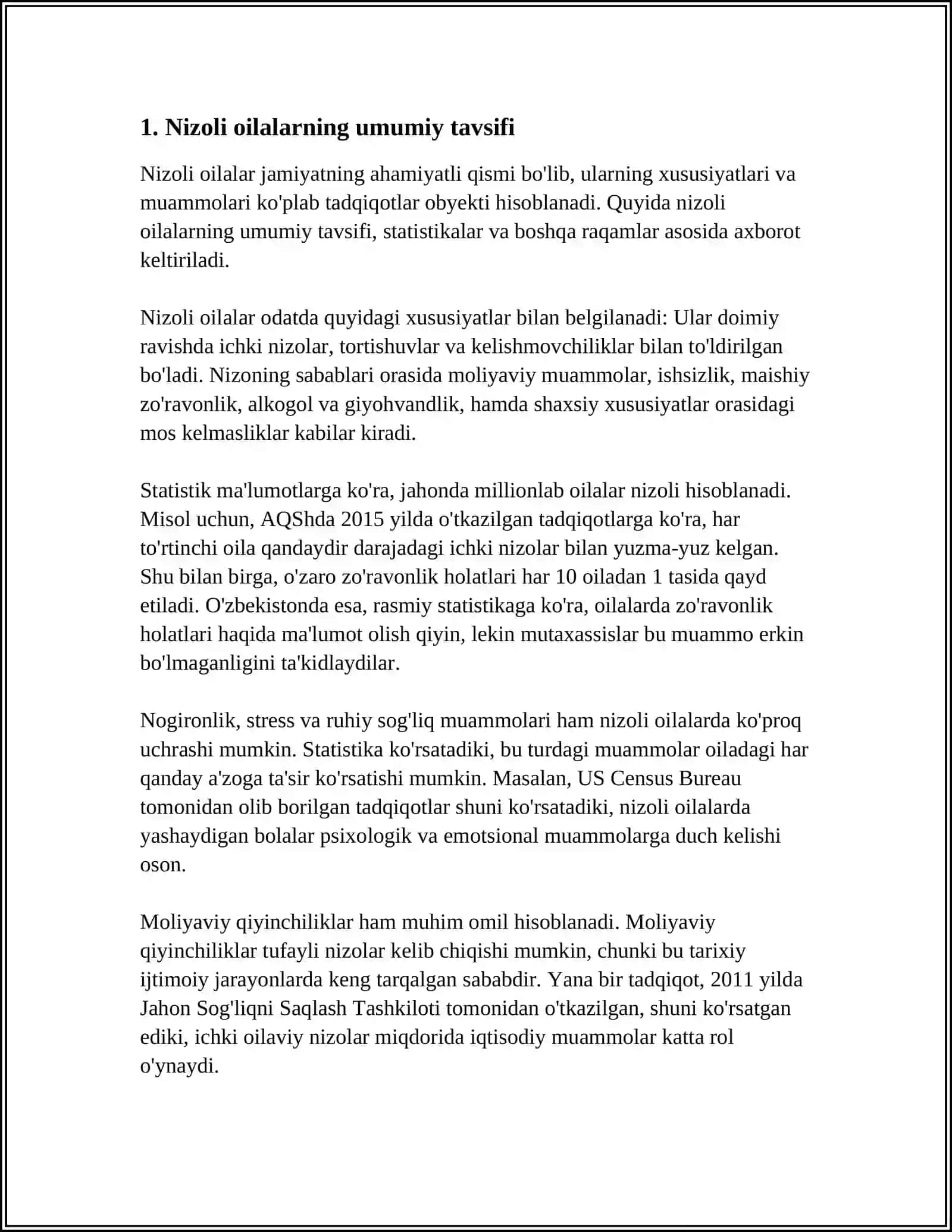 PROFILAKTIKA INSPEKTORINING NIZOLI OILALAR BILAN ISHLASH FAOLIYATI 4