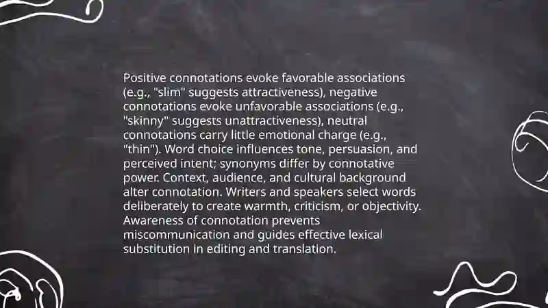 Connotation vs. Denotation in English 4