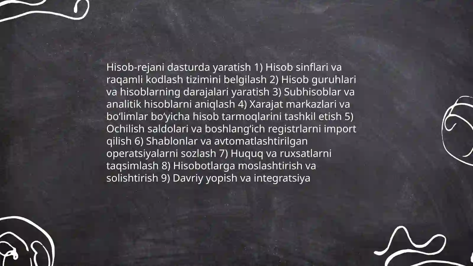 Buxgalteriya hisobini yuritish va hujjatlarni shakllantirish tartibi 4