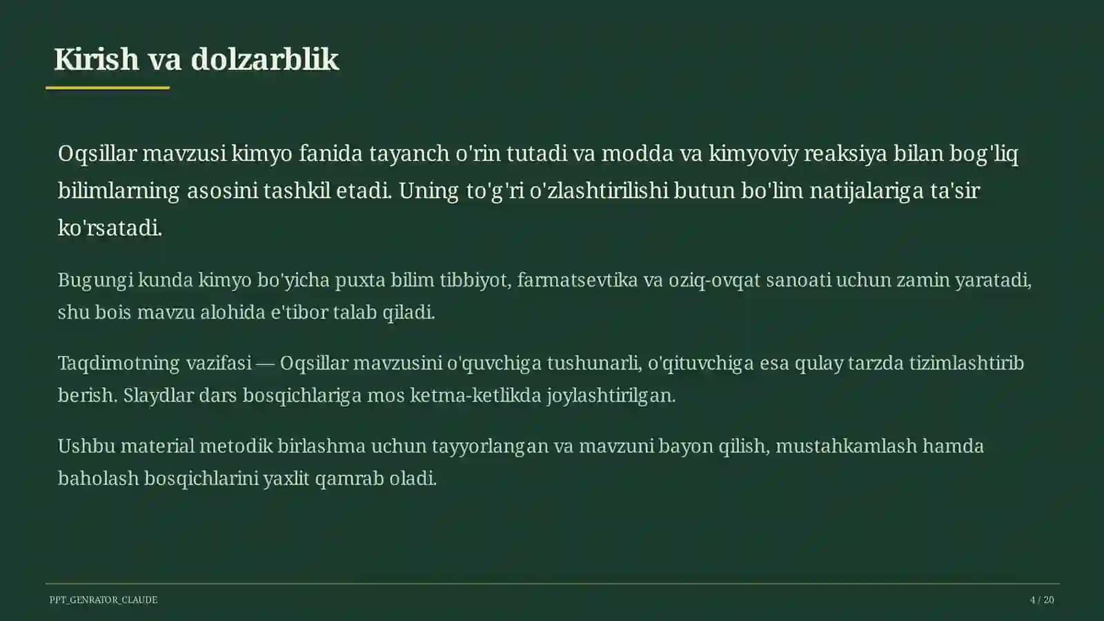Oqsillar (11-sinf) 4