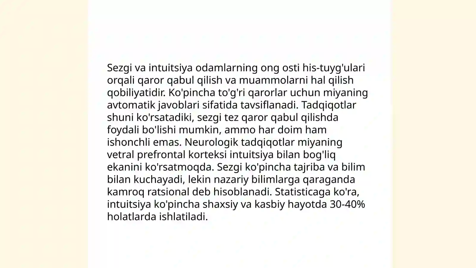 Sezgi 4