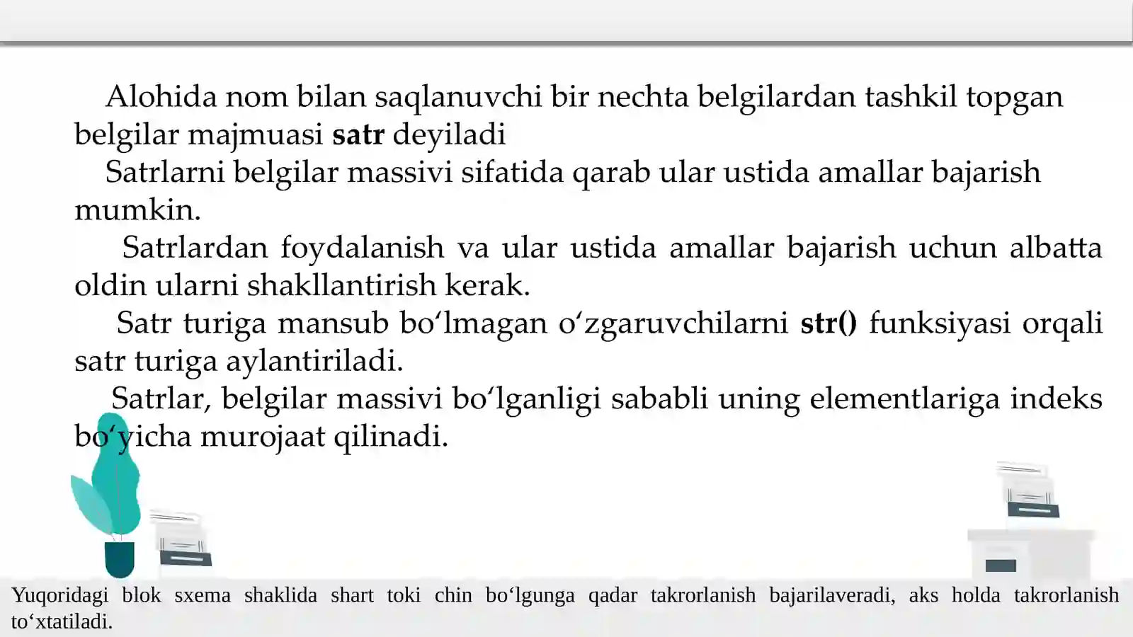 Pythonda satrlar 4