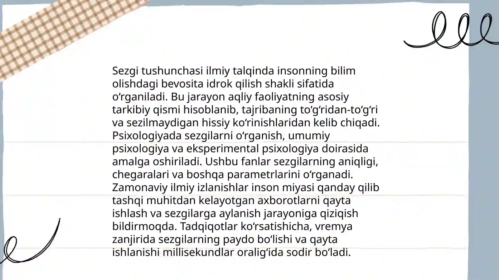 Sezgi va uning tarixi 4