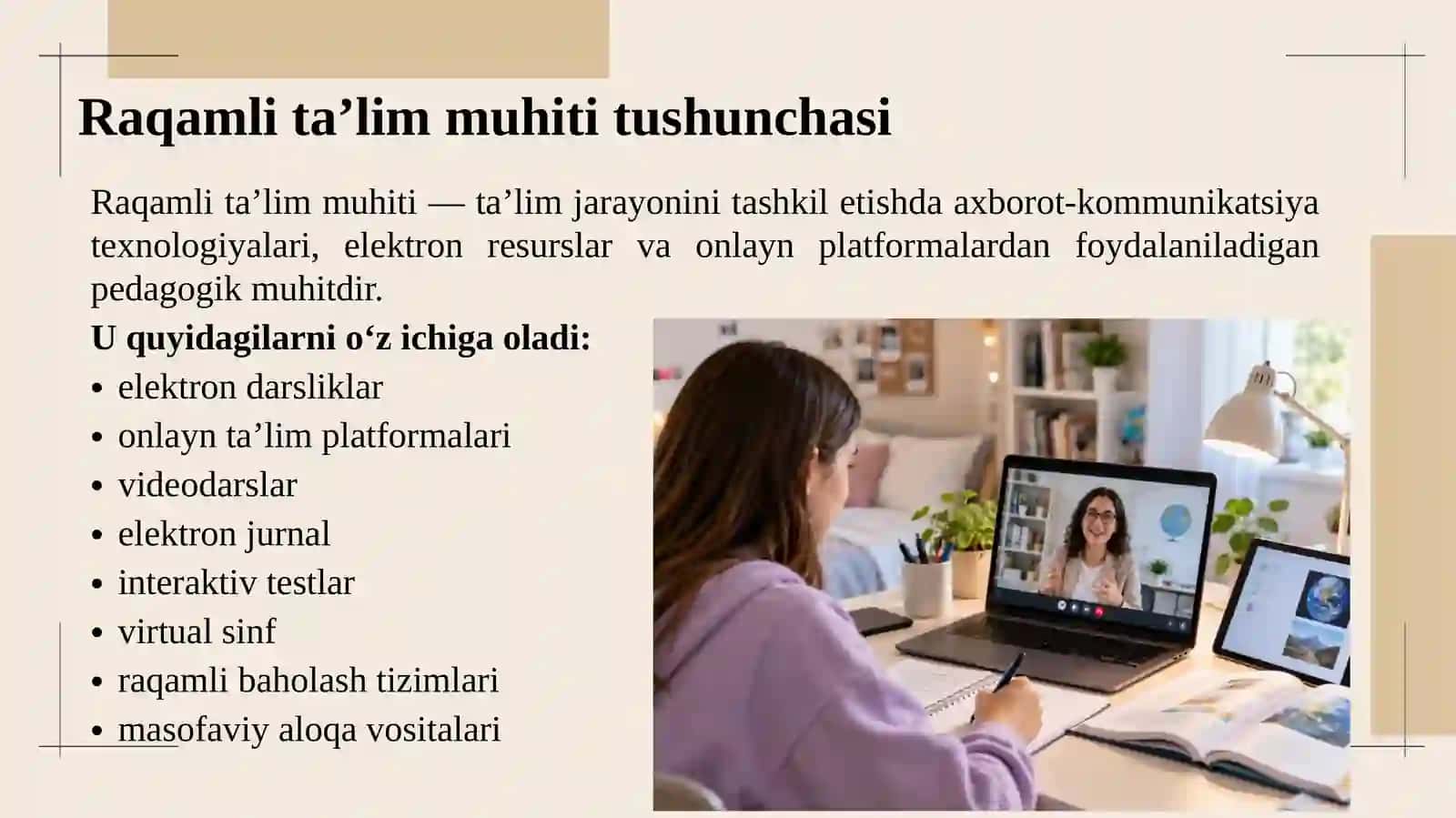 Raqamli ta’lim muhitida o‘qituvchi va o‘quvchi faoliyatining o‘ziga xos xususiyatlari 4