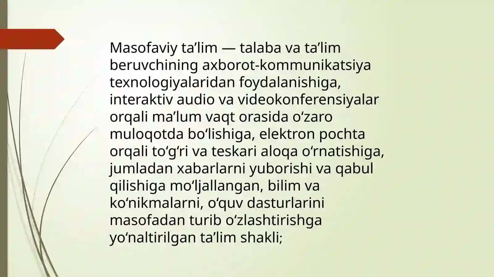 MASOFAVIY TALIM TEXNOLOGIYALARI VA MODELLARI 4