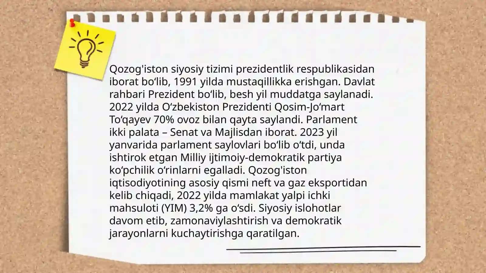 Qazaqstan ham uzbekistannin Siyasat sistema basqariw nazarot 4