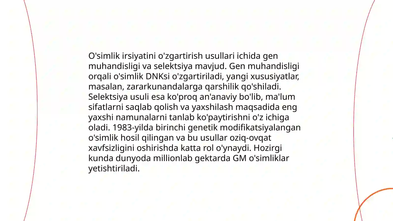O'simlik va hayvon irsiyatini gen injeneriyasi usuli bilan o'zgartirish 4