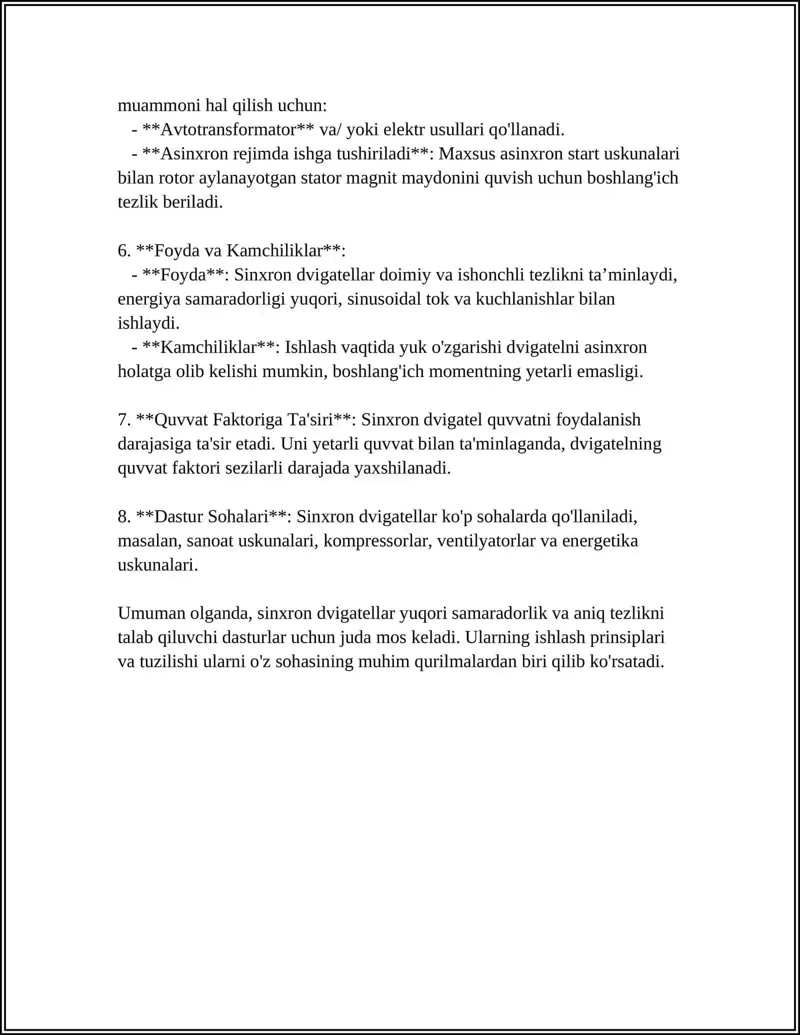 SINXRON ELEKTRO DVIGATEL 4