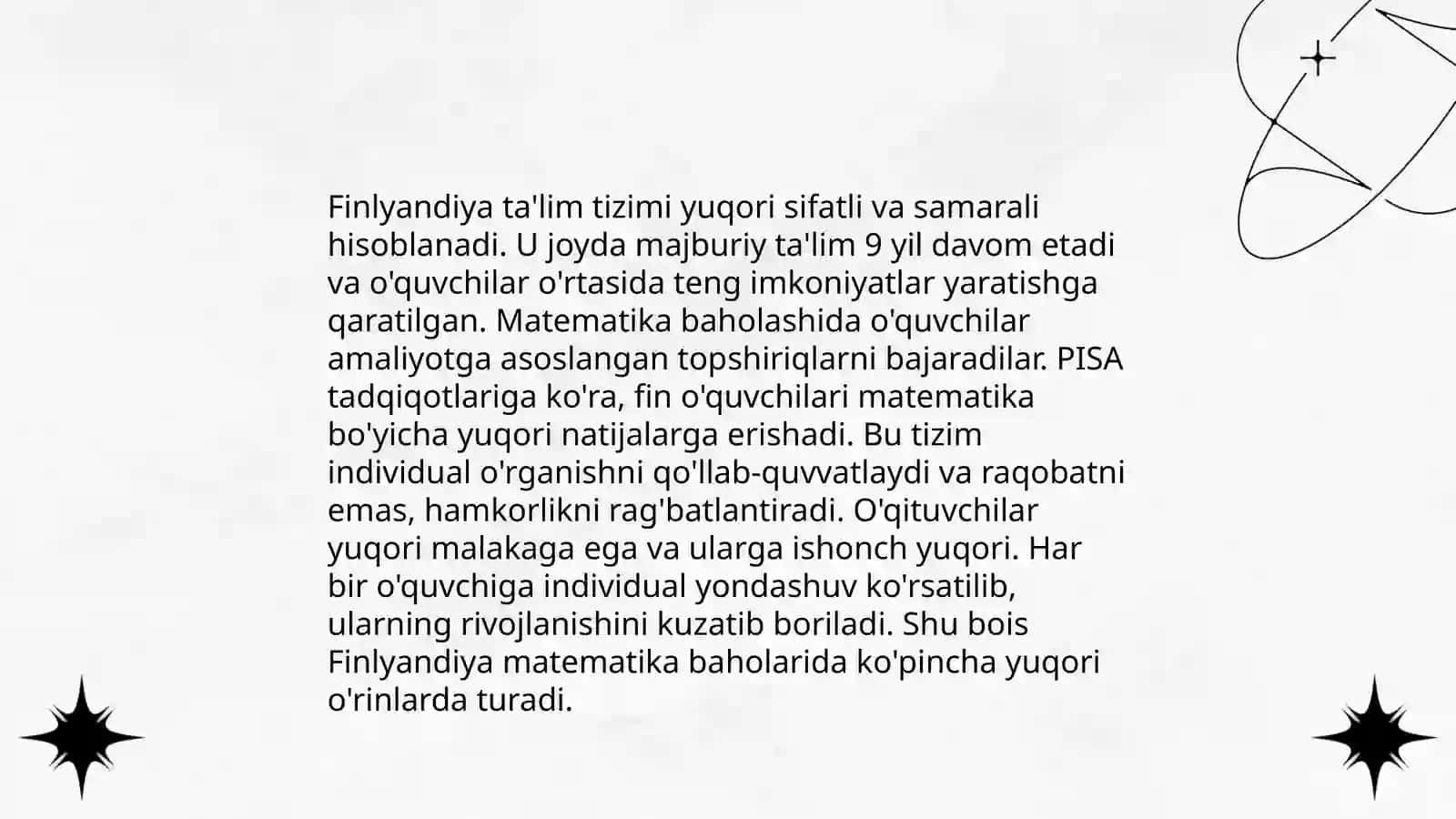 Matematikadan bilimlarni baholash tizimida xorij tajribasi 4