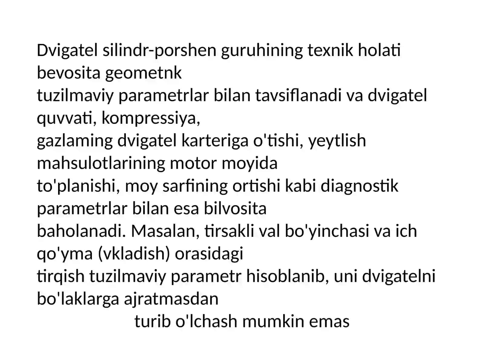 Diagnostik parametrlarning tasnifi 4
