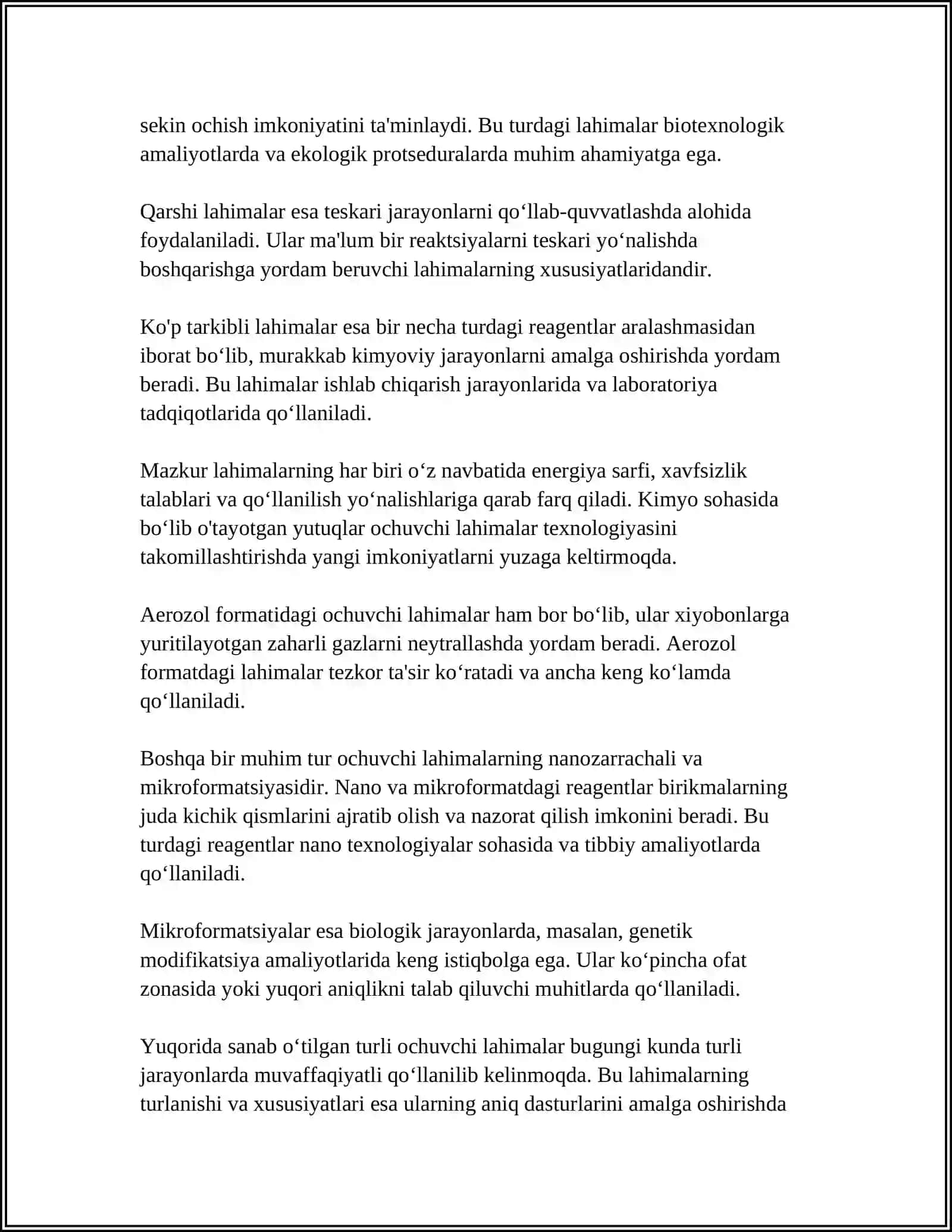MUSTAQIL ISH Mavzu: OCHUVCHI LAHIMLAR VA OCHISH USULLARINING TASNIFI 4