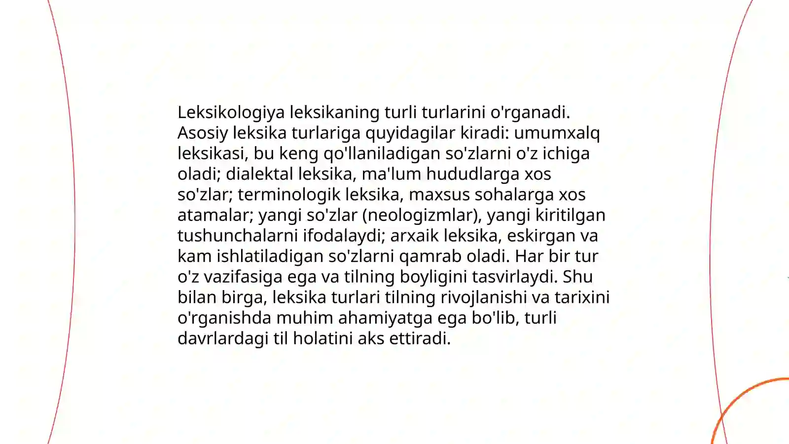 Leksikologiya haqida umumiy ma'lumot 4