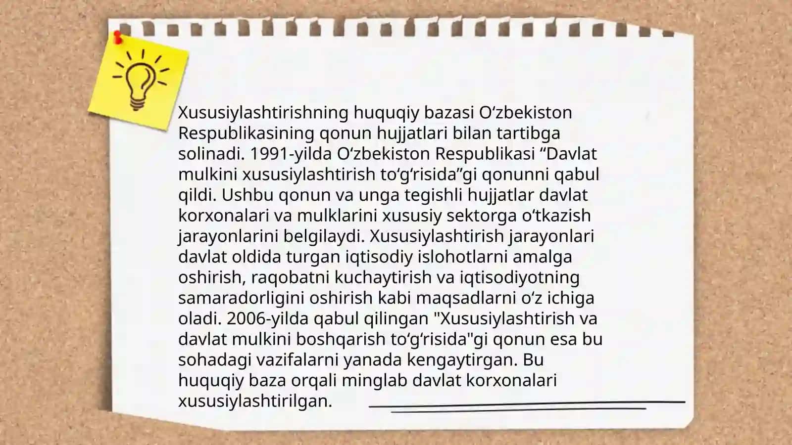 O'zbekistonda xususiylàshtirish jarayonlaring boshqichì va vazifalari 4