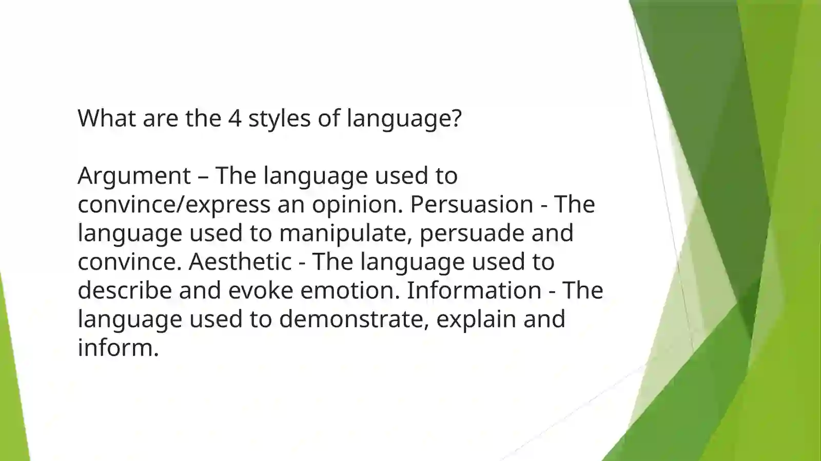 LANGUAGE LEARNING STYLES 4