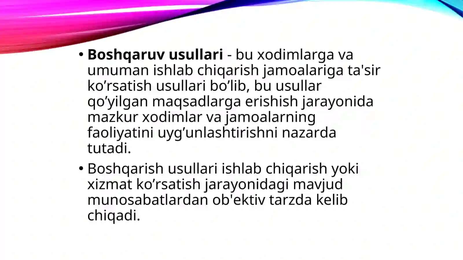 BOSHQARUV QARORLARI VA ULARNI QABUL QILISH 4