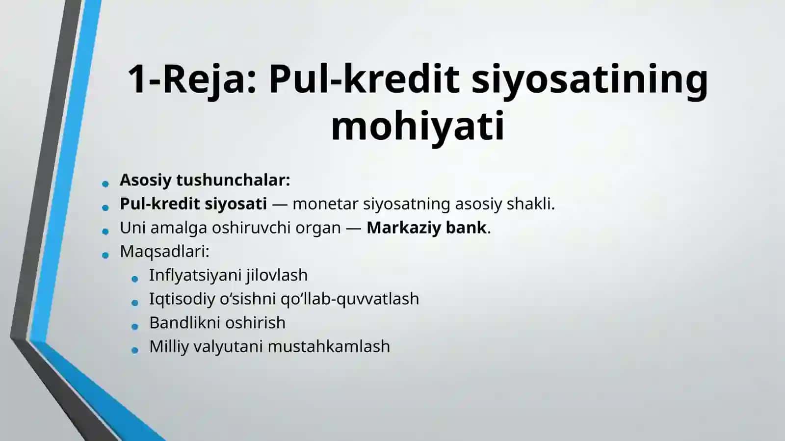 Iqtisodiyotdapul-kreditsiyosativaundagio‘zgarishlar 4