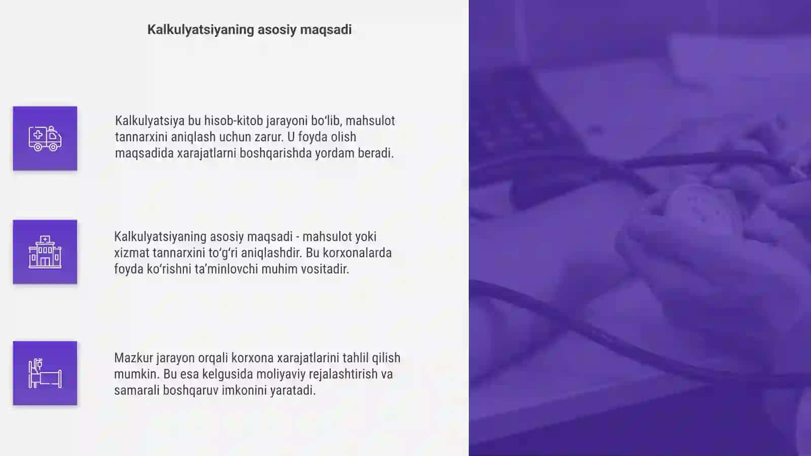 Kalkulyatsiyaning mazmuni maqsadi va vazifalari 4