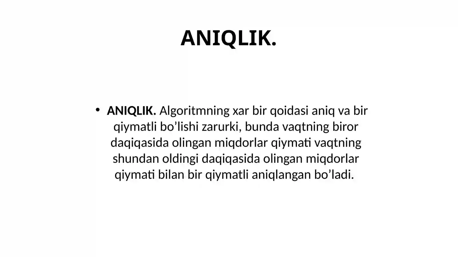 Algoritmning asosiy turlari 4