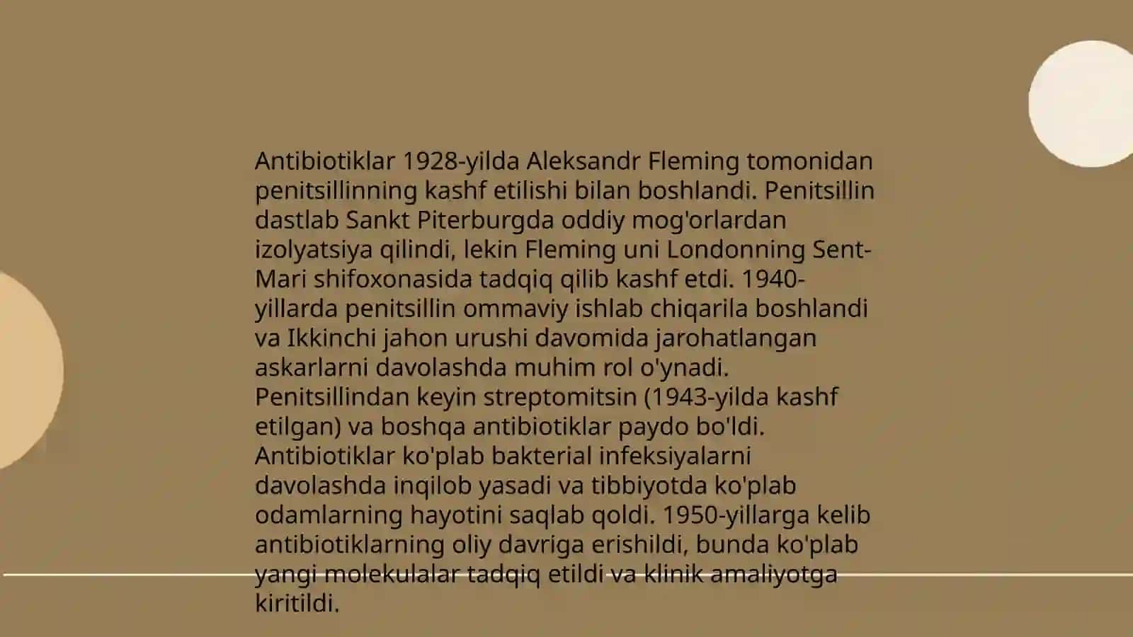 Kimyo va antibiotiklar, tasnifi, talablari, asoratlari bakteriyalarning antibiotiklarga sezgirligini aniqlash usullari 4