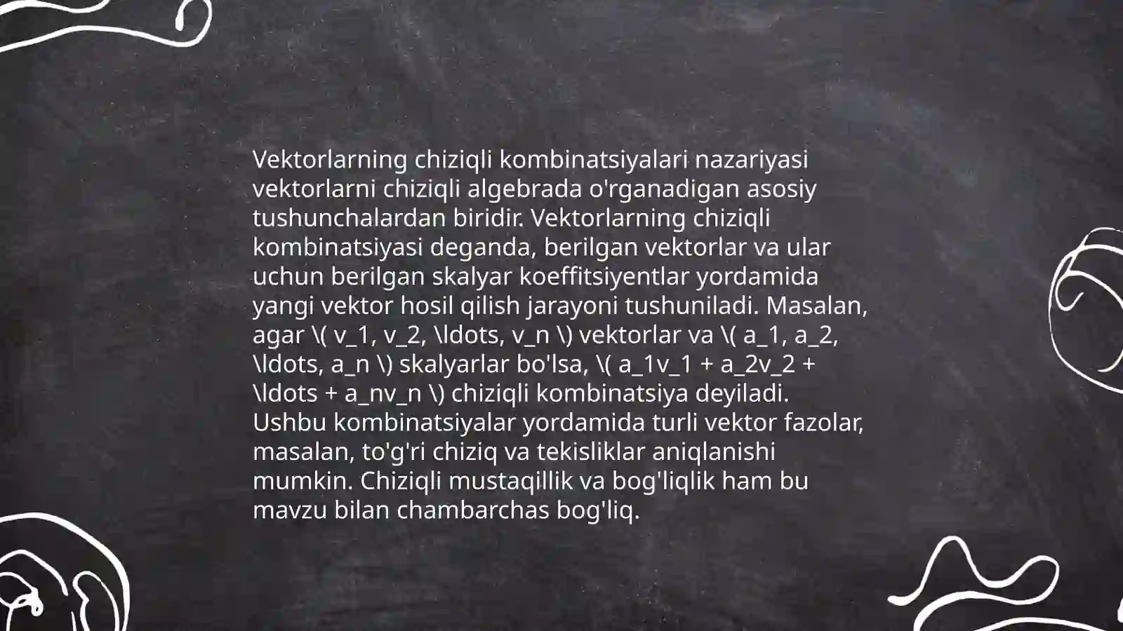 Vektorning aralash kopaytmasi 4