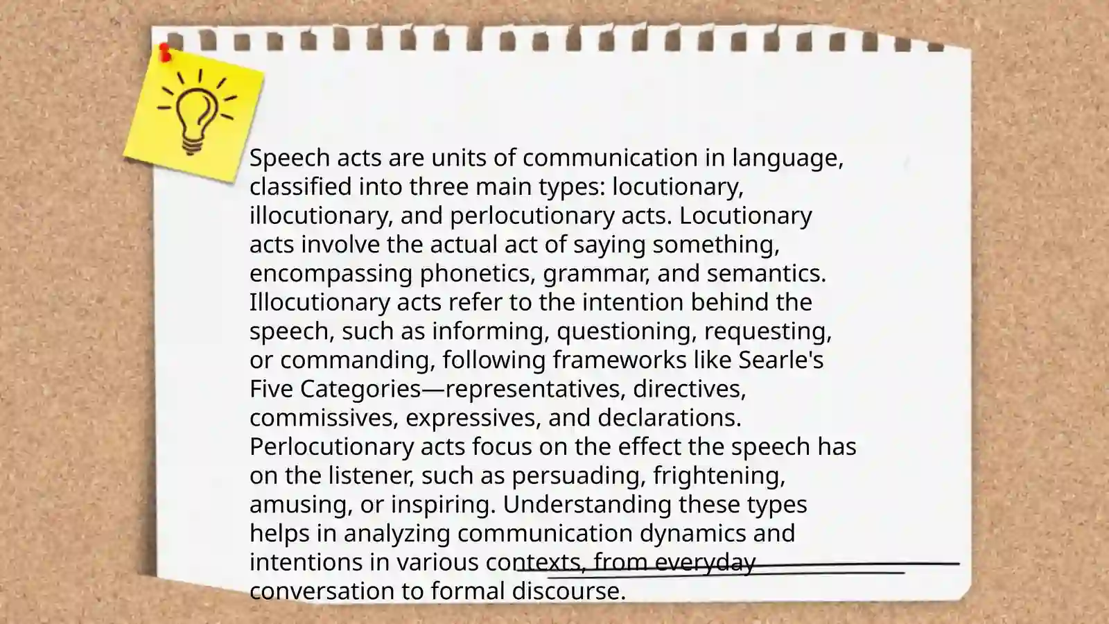 Pragmatics: Speech Acts 4