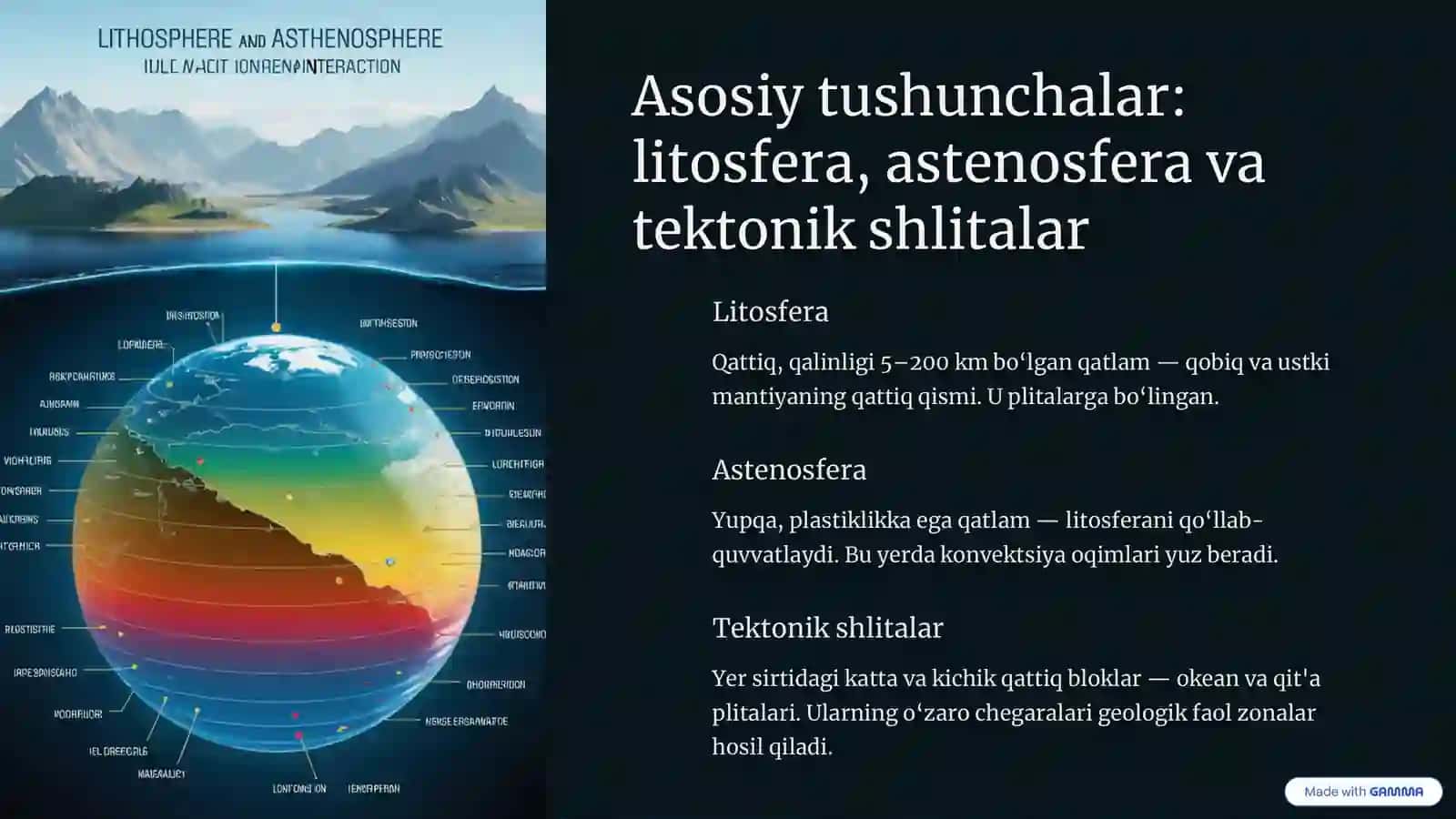 Shlitalar tektonikasi mexanizmi sayyoramiz dinamikasini tushunish 4