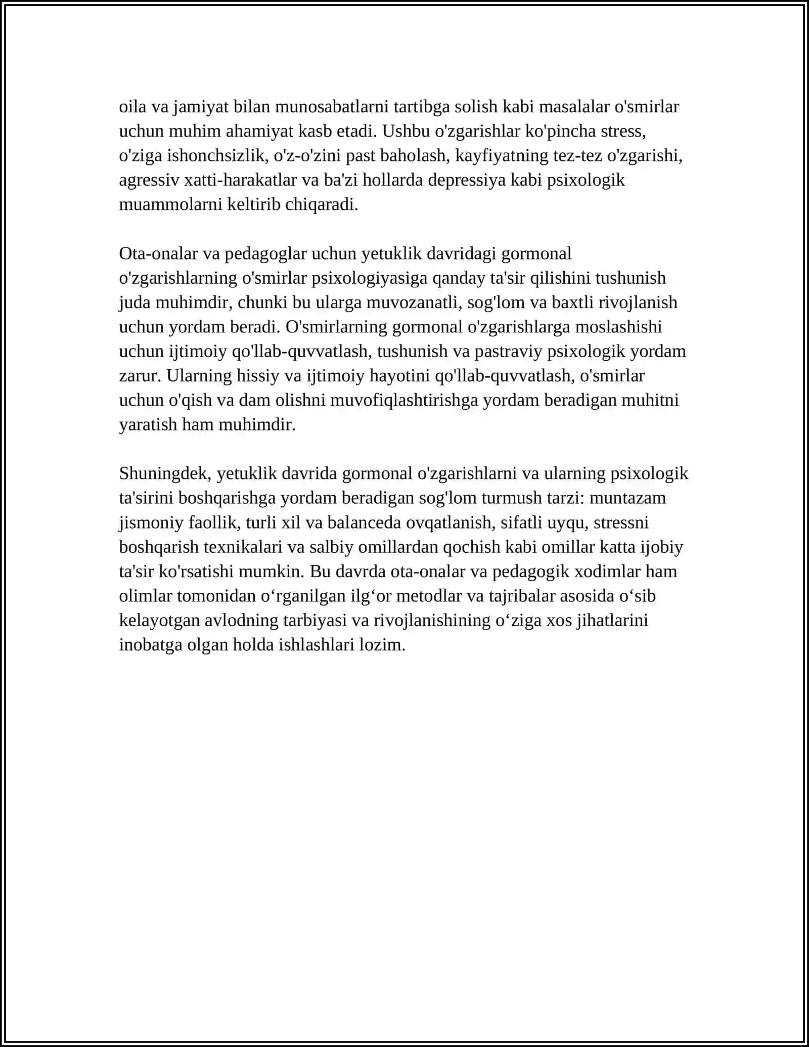 YETUKLIK DAVRIDA PSIXOLOGIK VA FIZIOLAGIK INQIROZLAR 4