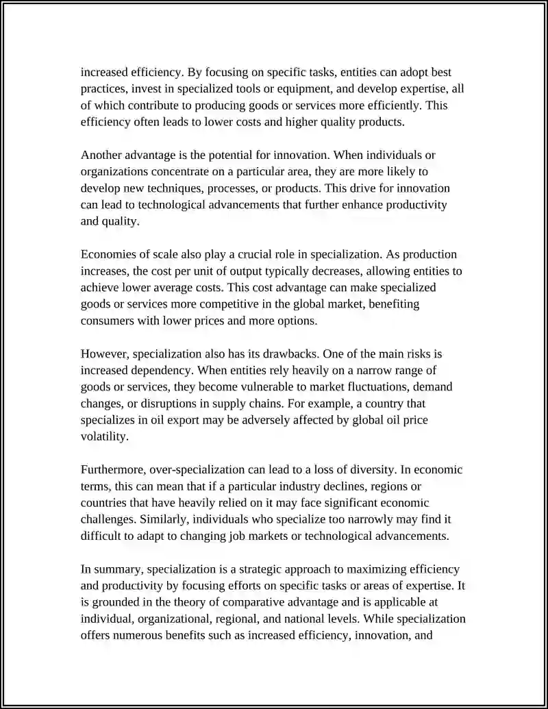 SPECIALIZATION 4