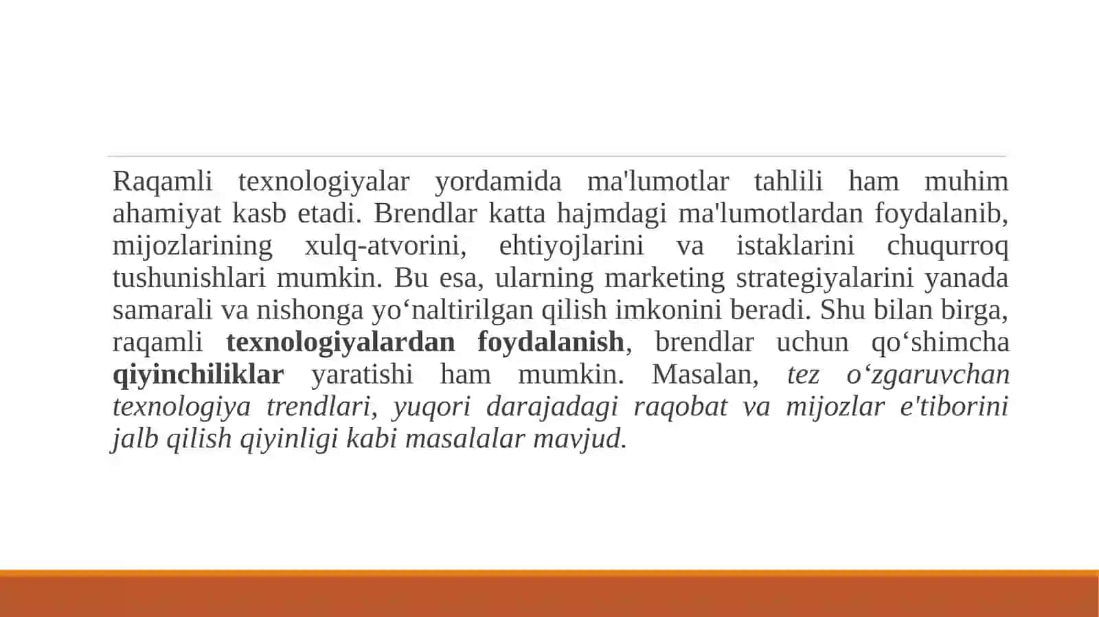 Mehmonxonalarda brend qurishda raqamli kommunikatsiya vositalardan foydalanish 4