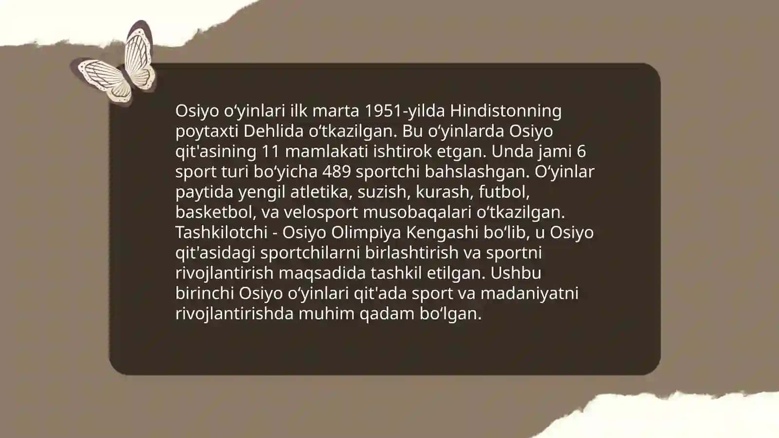Osiyo oʻyinlari tarixi 4