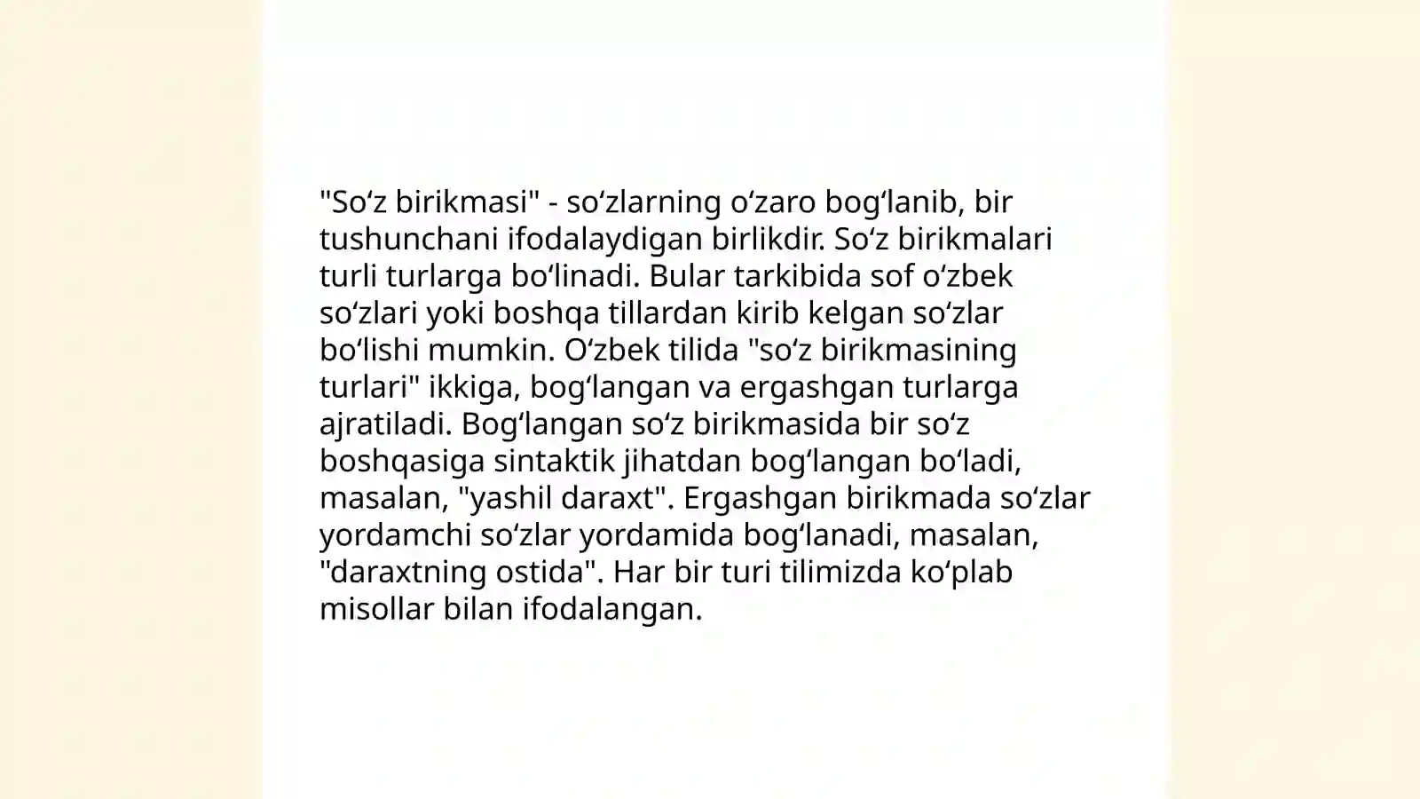 Soʻz birikmasi 4