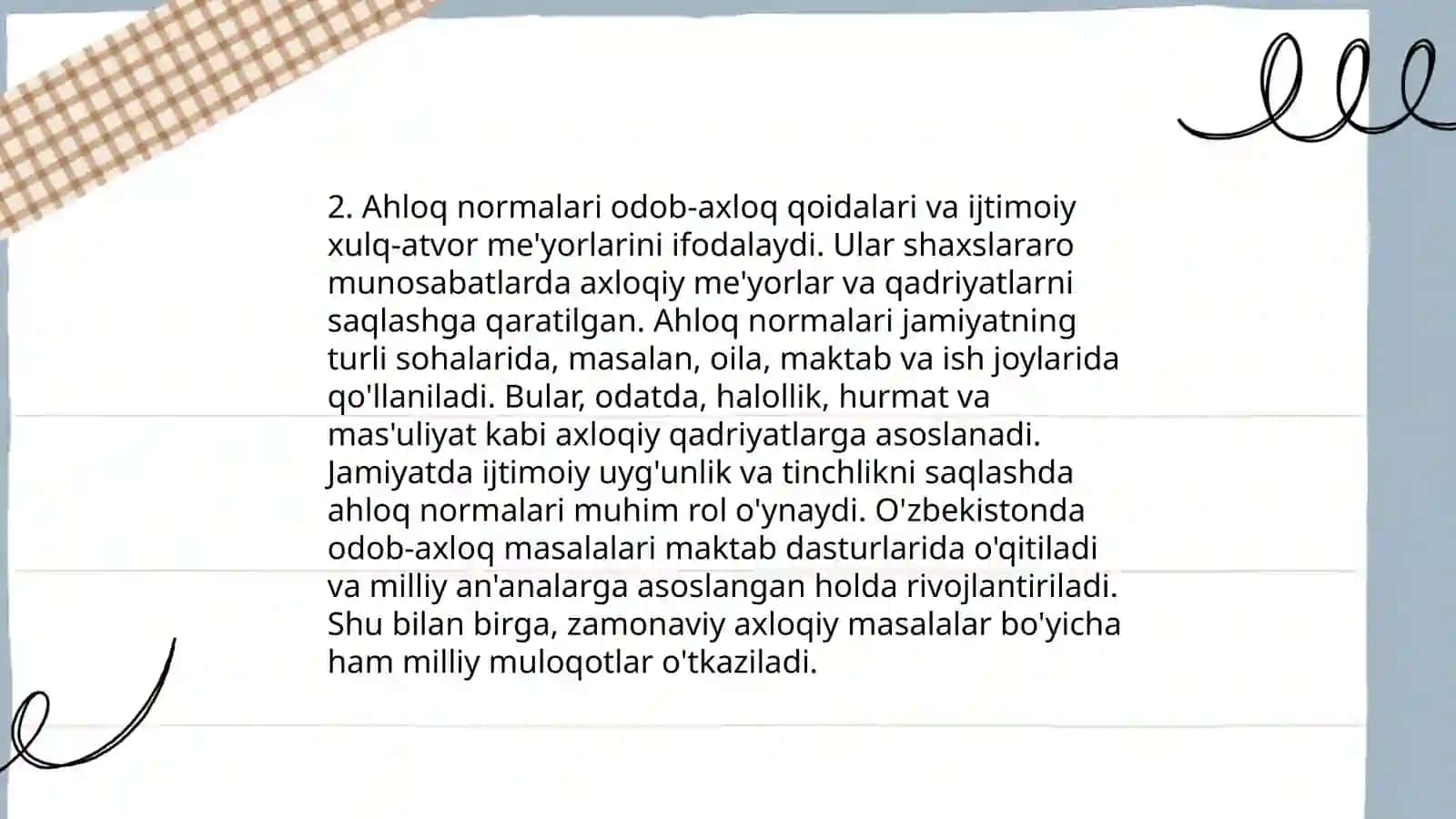 Ahloq tushunchasi 4
