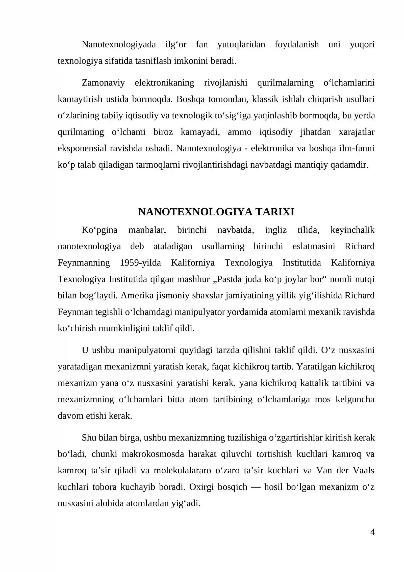 Bugungi kun tibbiyotining turli soxalarida nanotexnologiyalardan foydalanishning asosiy sabablari hamda uning natijalari. 4