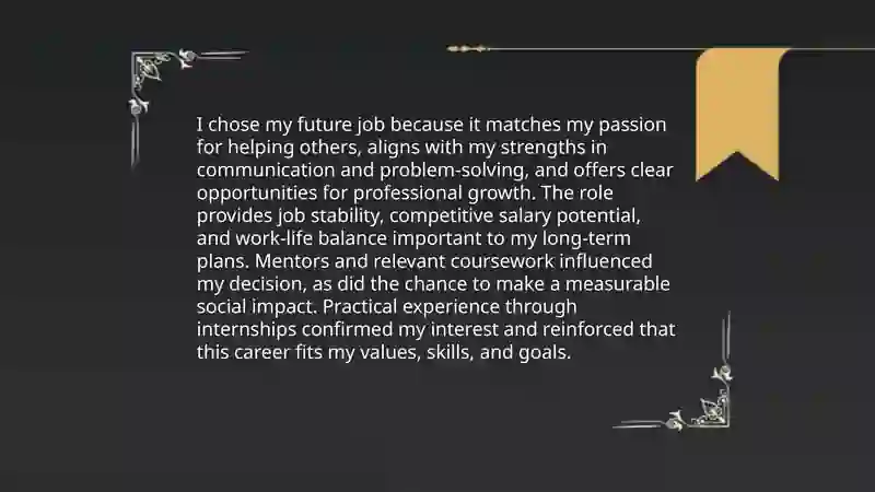 My future job 4
