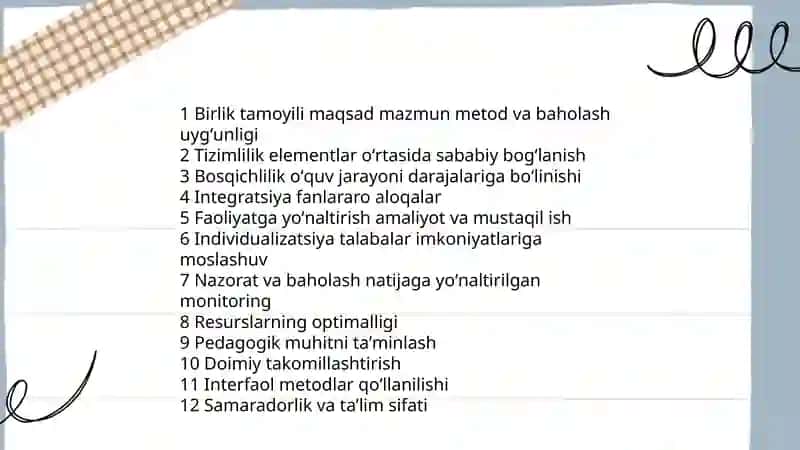 Redaktika pedagogik taʼlim nazariyasi oʻqitish jarayoni yaxlit tizim sifatida 4