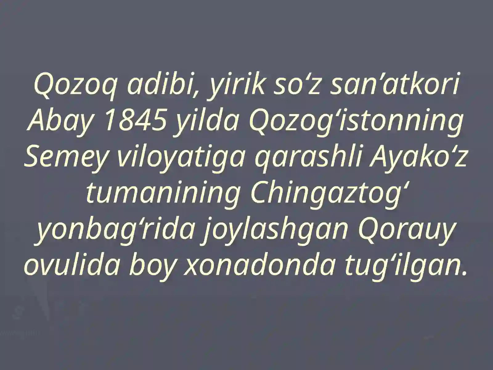 Abay 4