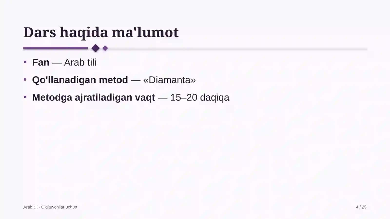 arab tili darslarida diamanta metodidan foydalanish 1169 4