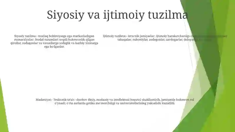 Òrta Asr Yevropa Madaniyati 4