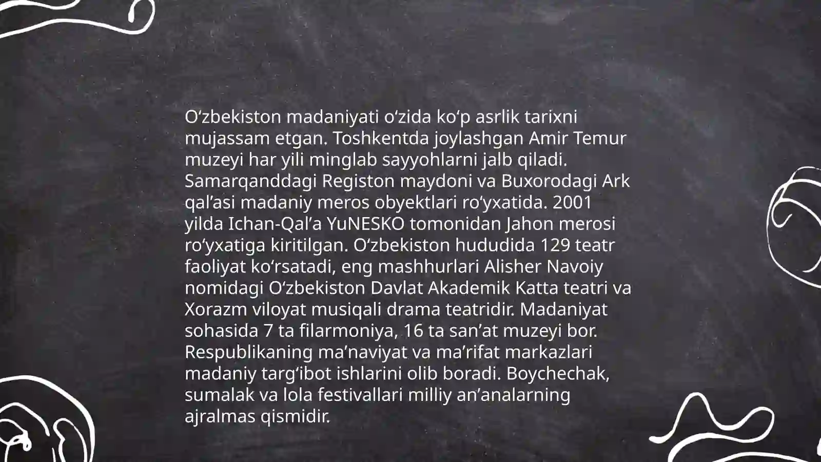 Mening Oʻzbekistonim 4
