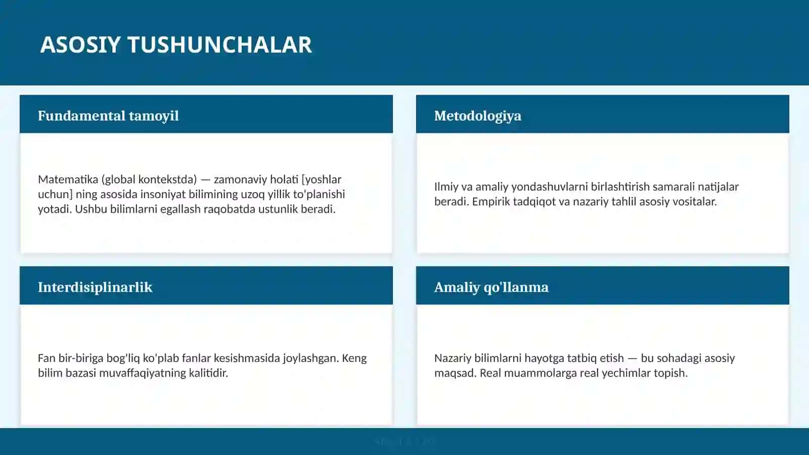 Matematika (global kontekstda) — zamonaviy holati [yoshlar uchun] 4