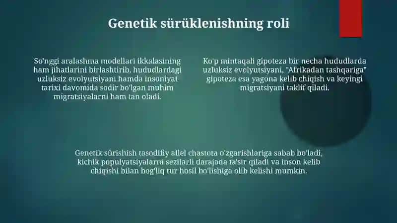 Genetika, arxeologiya va antropologiya sohalaridagi taraqqiyot 4