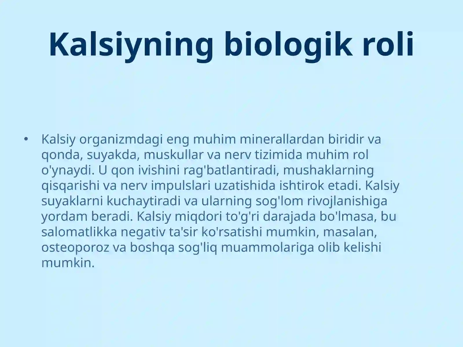 Kalsiy miqdorini aniqlash 4