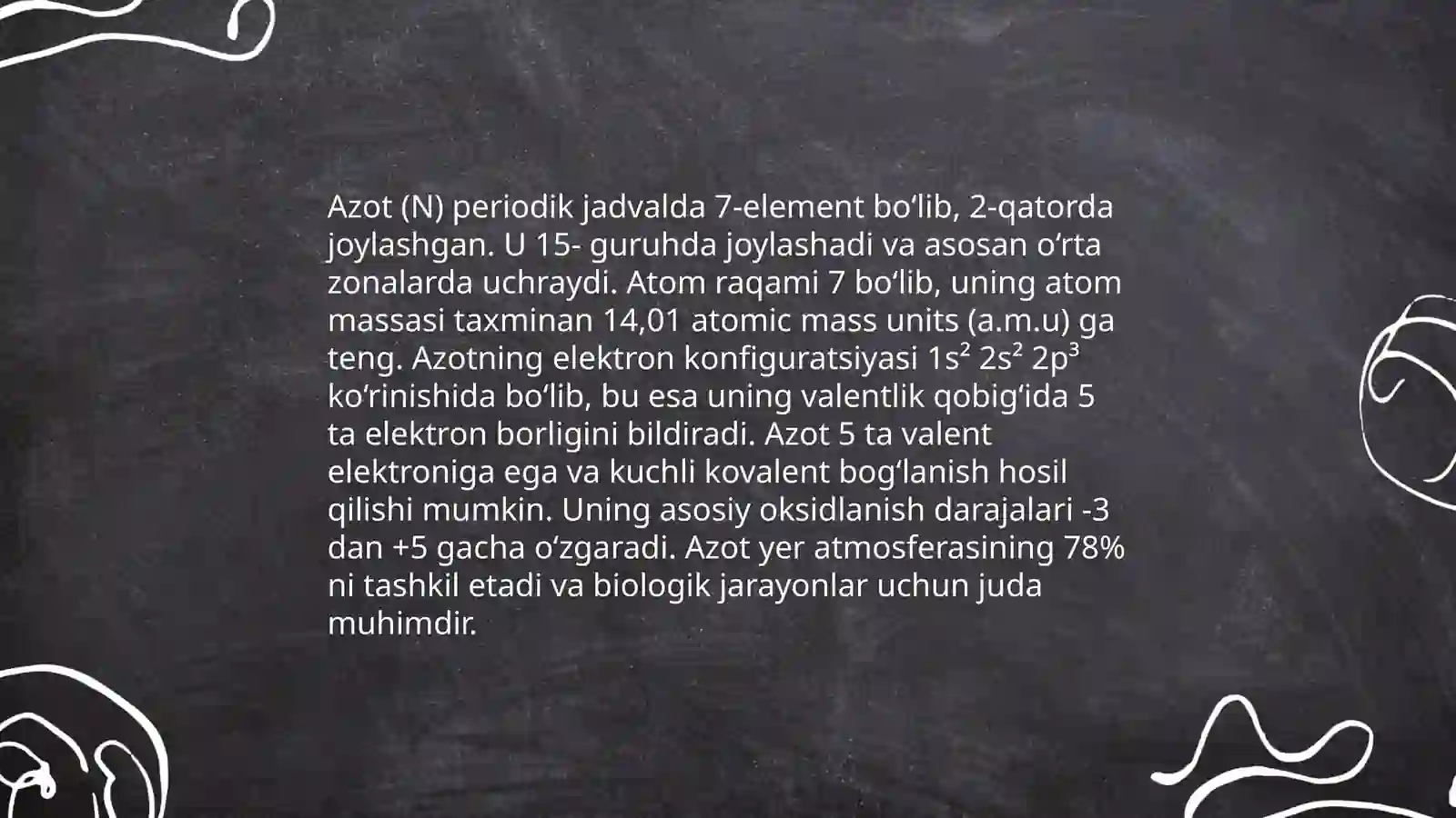 15-Guruh elementlari (pniktogenlar) 4