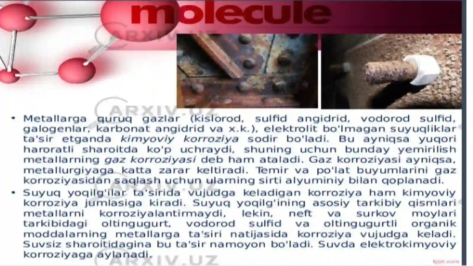 Metallar korroziyasi 4